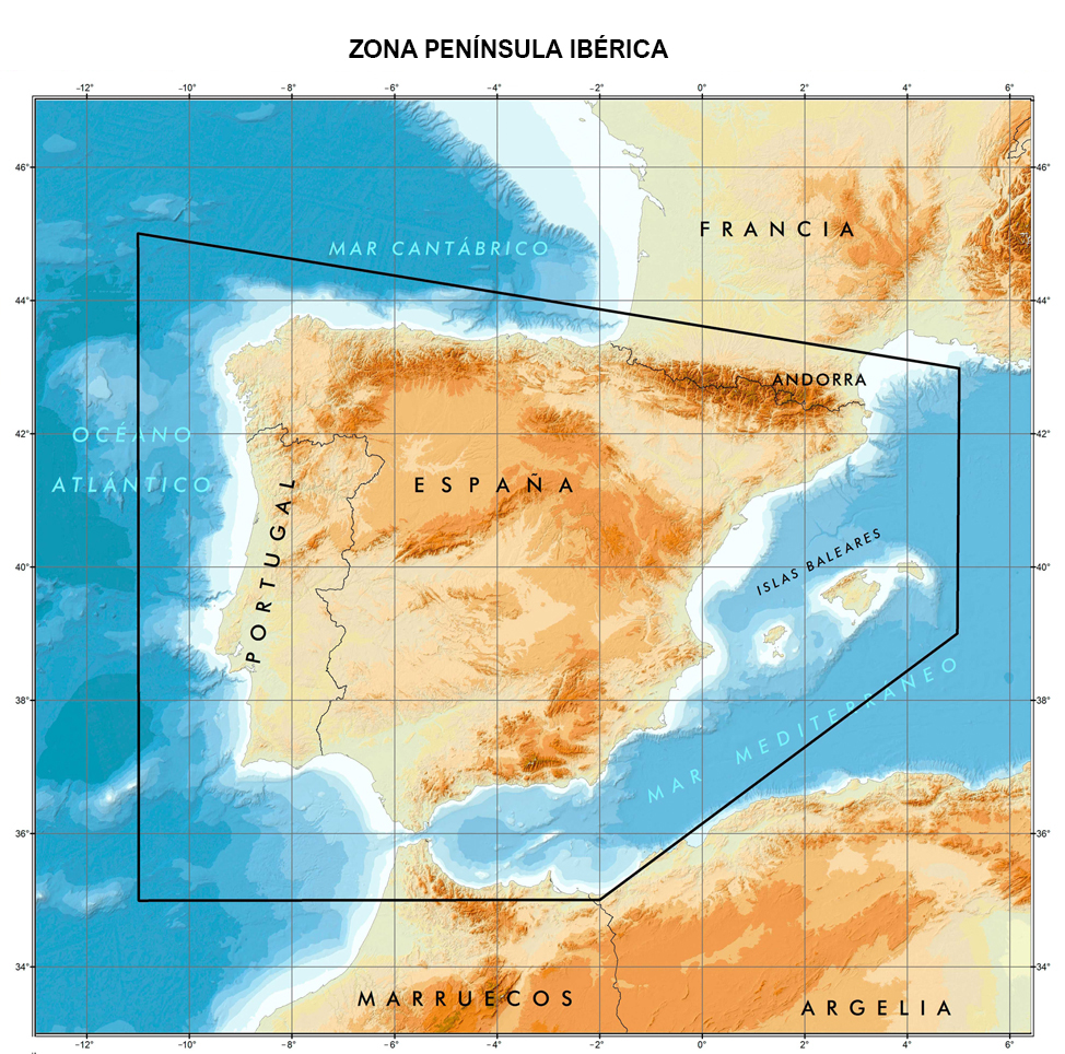 Mapa Península