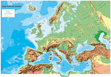 Mapa físico de Europa