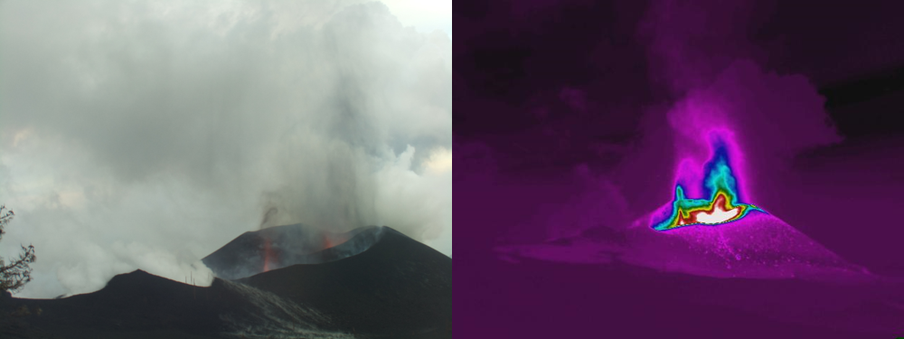 Cámara visible/térmica