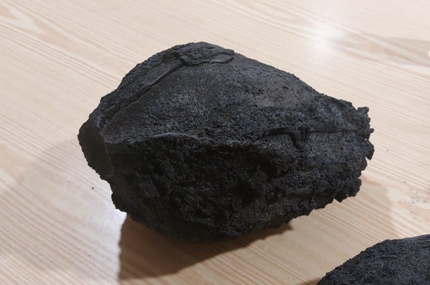 Muestra material volánico