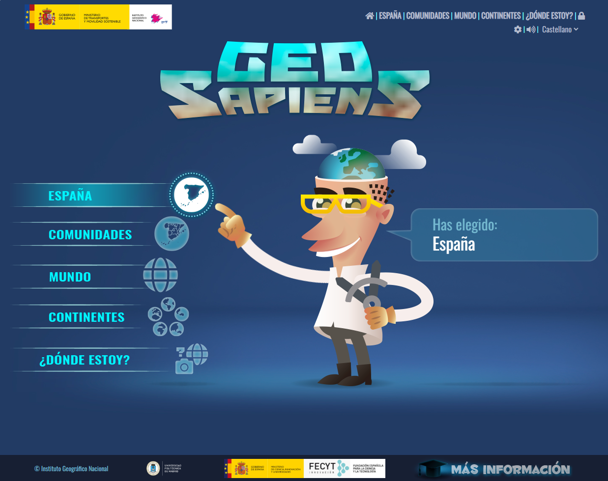 Recursos Educativos del IGN. Geosapiens