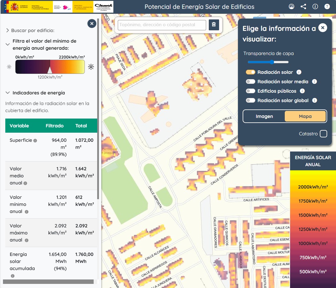 ¿Quieres saber el potencial solar de tu edificio? Te enseñamos cómo obtenerlo con nuestro visualizador 