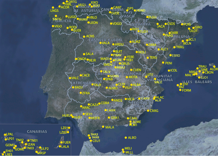 Estaciones Permanentes GPS