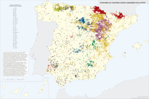 Toponimia de construcciones ganaderas en el MTN25