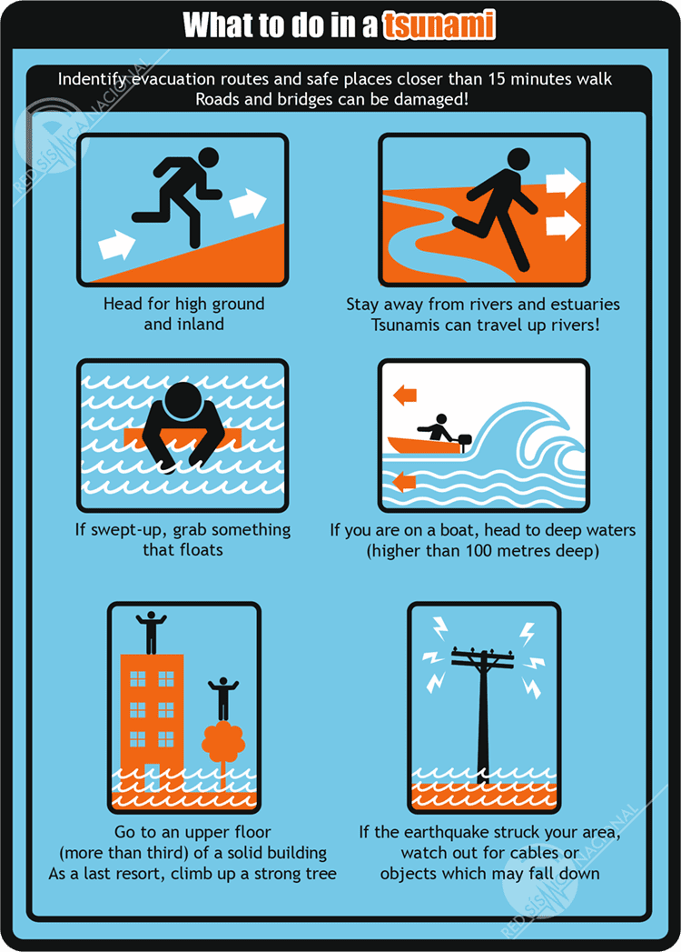 What to do in a tsunami