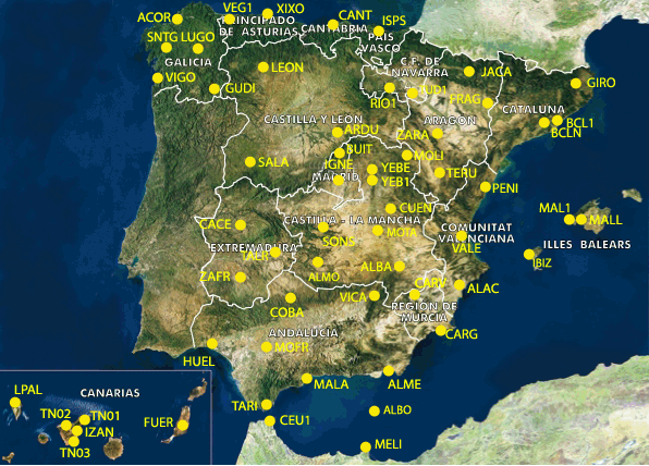 Estaciones Permanentes GNSS