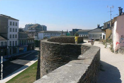 Lugo. Muralla romana. Imagen
