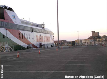 Barco en Algeciras (Cádiz)