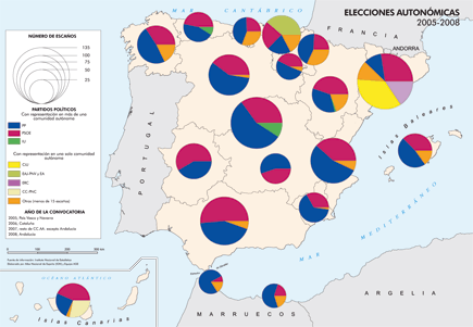 Mapa político electoral (2005-2007)