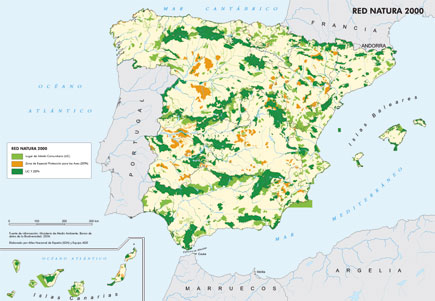 mapa natura 2000 España a Través de los Mapas mapa natura 2000