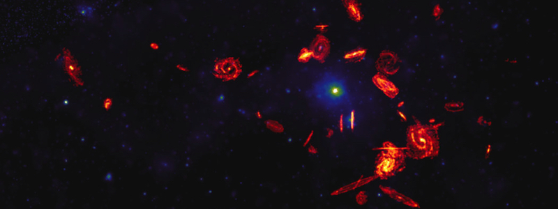 Formación estelar en condiciones extremas desvelada en el cúmulo de Virgo