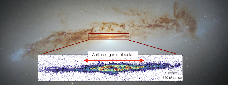 Astrónomos del IGN analizan la conexión entre agujeros negros y galaxias mediante observaciones con ALMA