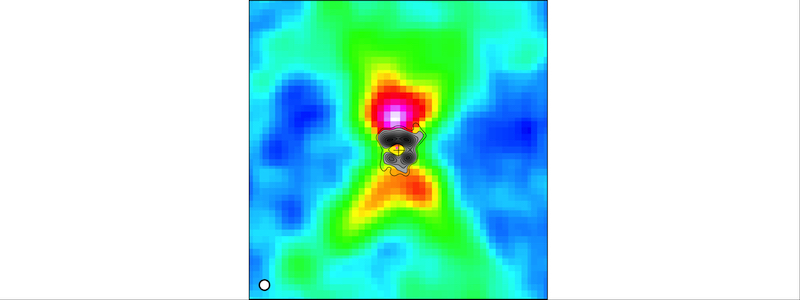 ALMA revela un disco en rotación y un chorro bipolar en una estrella binaria evolucionada