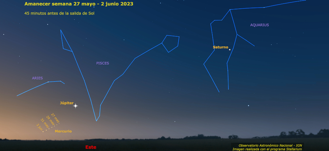 Amanecer desde el 27 de mayo al 2 de junio