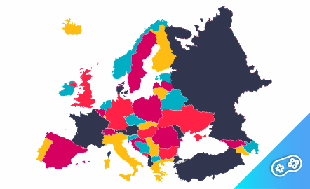 Puzle. Países de Europa 