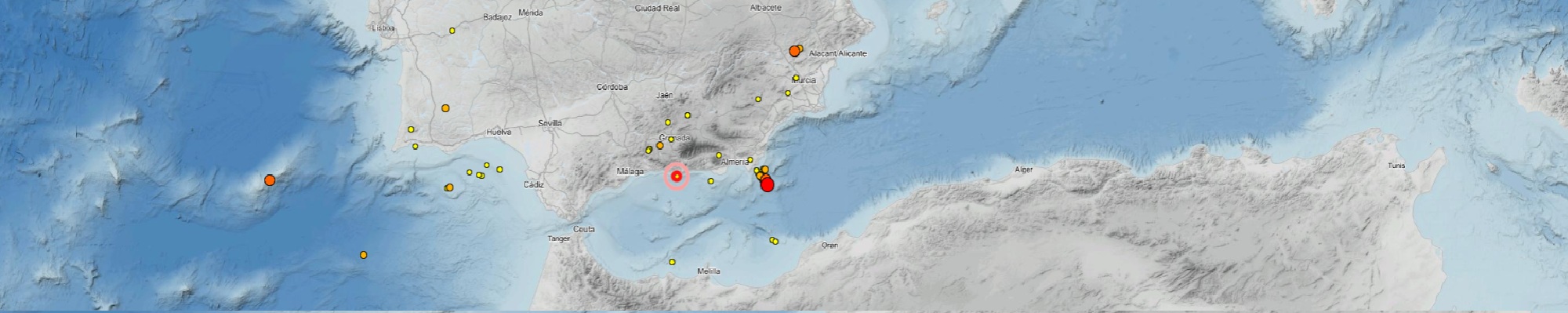 Terremoto de Mw 5,3 Cabo de Gata del 14/07/2025