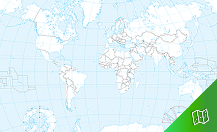 Mapa mudo político del mundo