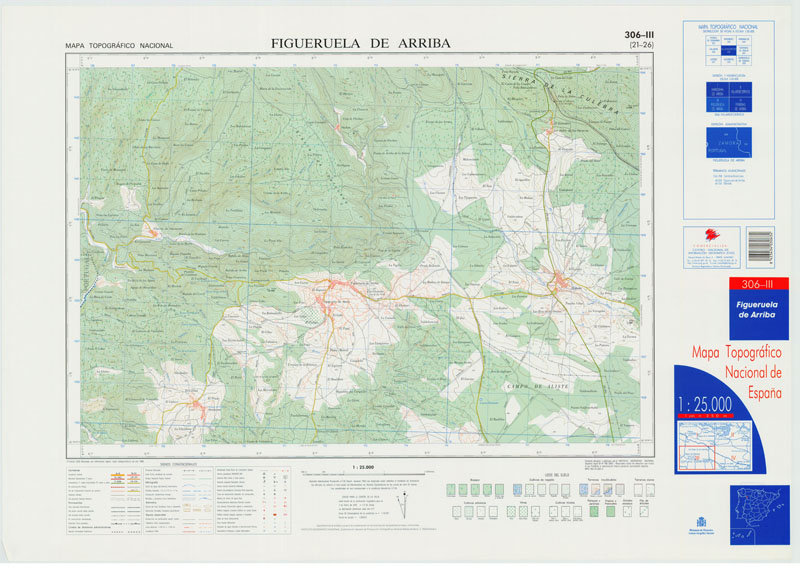 Figueruela de Arriba. Mapa Topográfico Nacional 125.000. 2001