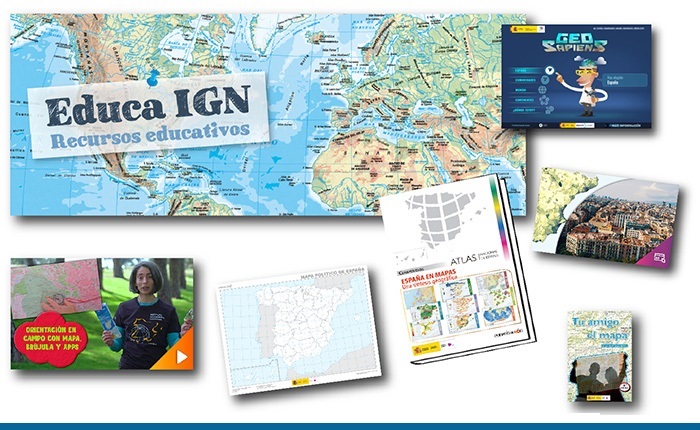 Descubre los recursos educativos del Instituto Geográfico Nacional