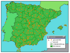 Mapa pendulares de la Gravedad