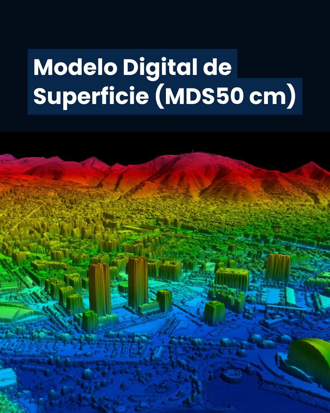 Actualización del producto Modelo Digital de Superficies MDS50 cm (3ª cobertura)