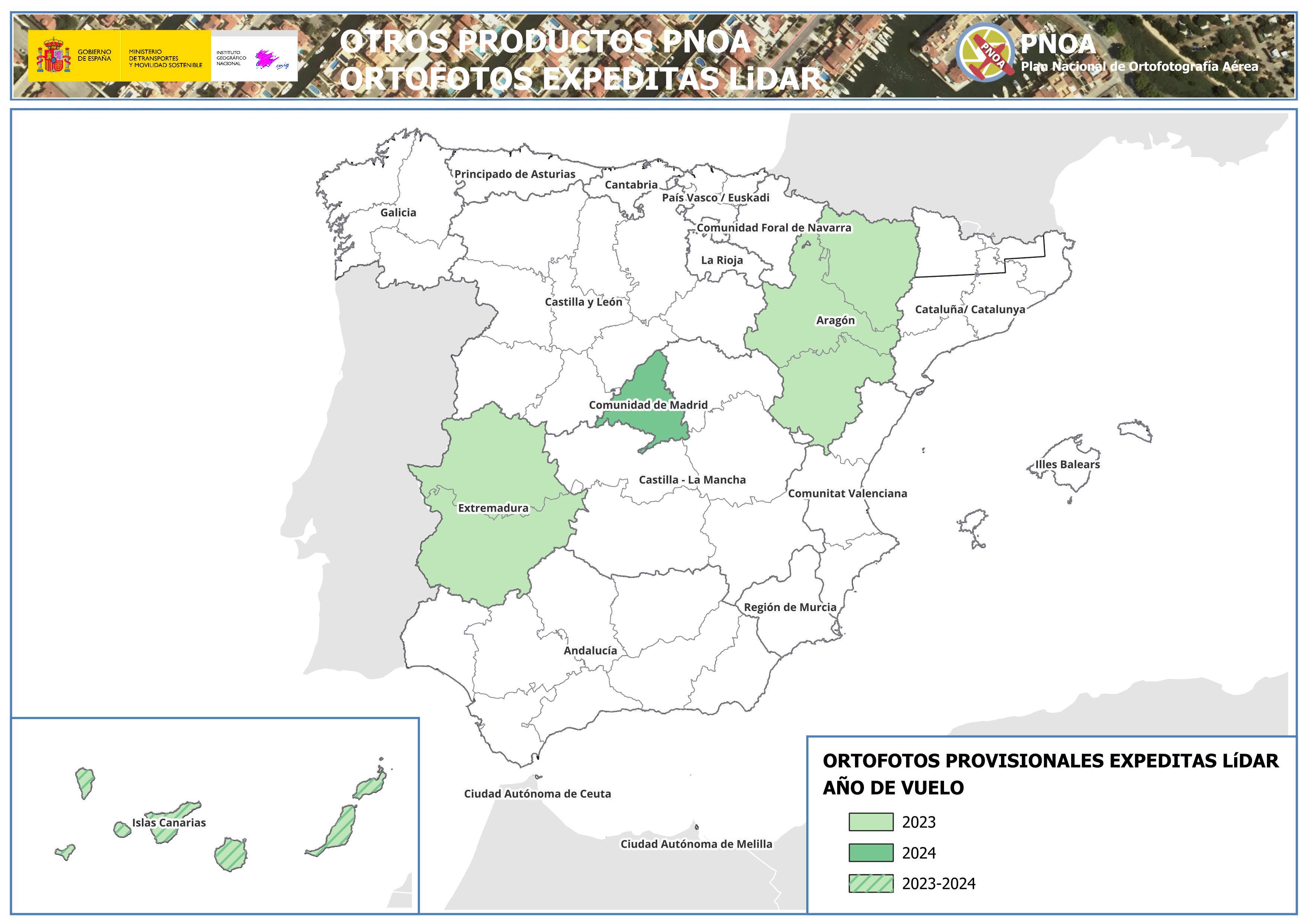 Nuevo producto: Ortoimágenes Expeditas LiDAR