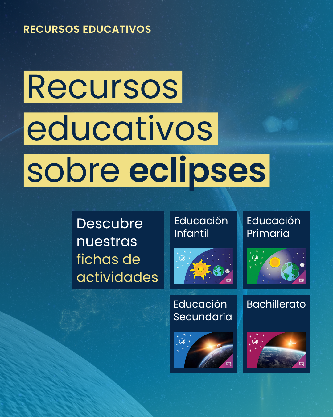 Fichas de actividades: Descubre los eclipses