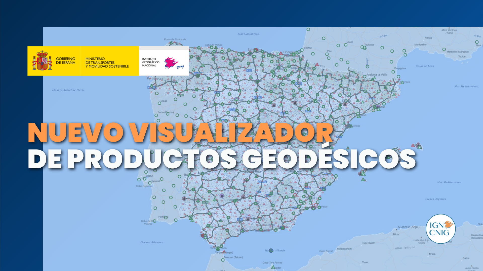 Nuevo visualizador de productos geodésicos