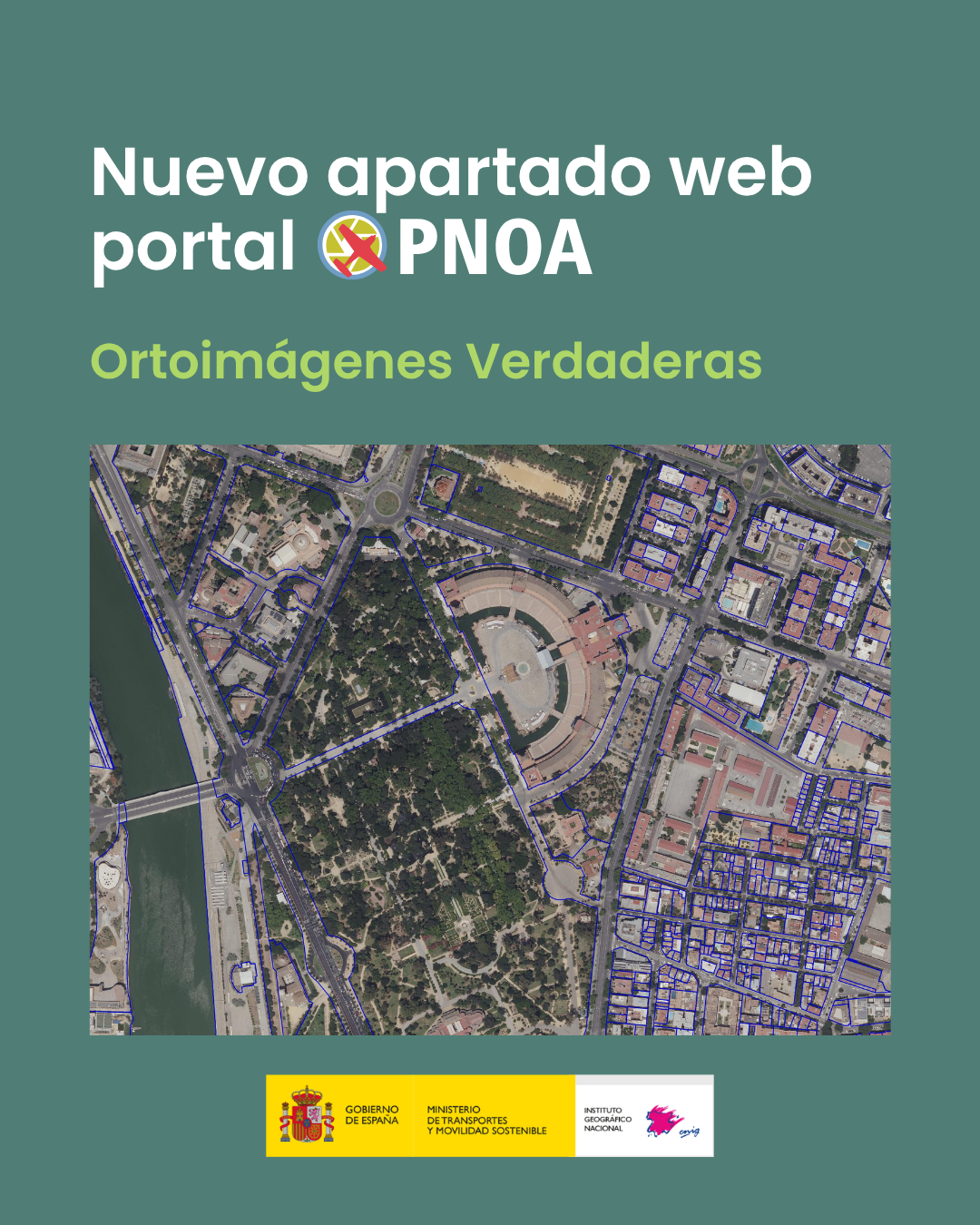 Nuevo apartado en portal del PNOA: Ortoimágenes verdaderas