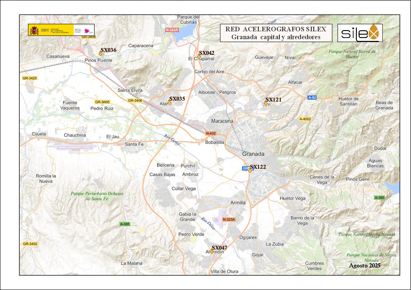 Granada capital y alrededores Silex