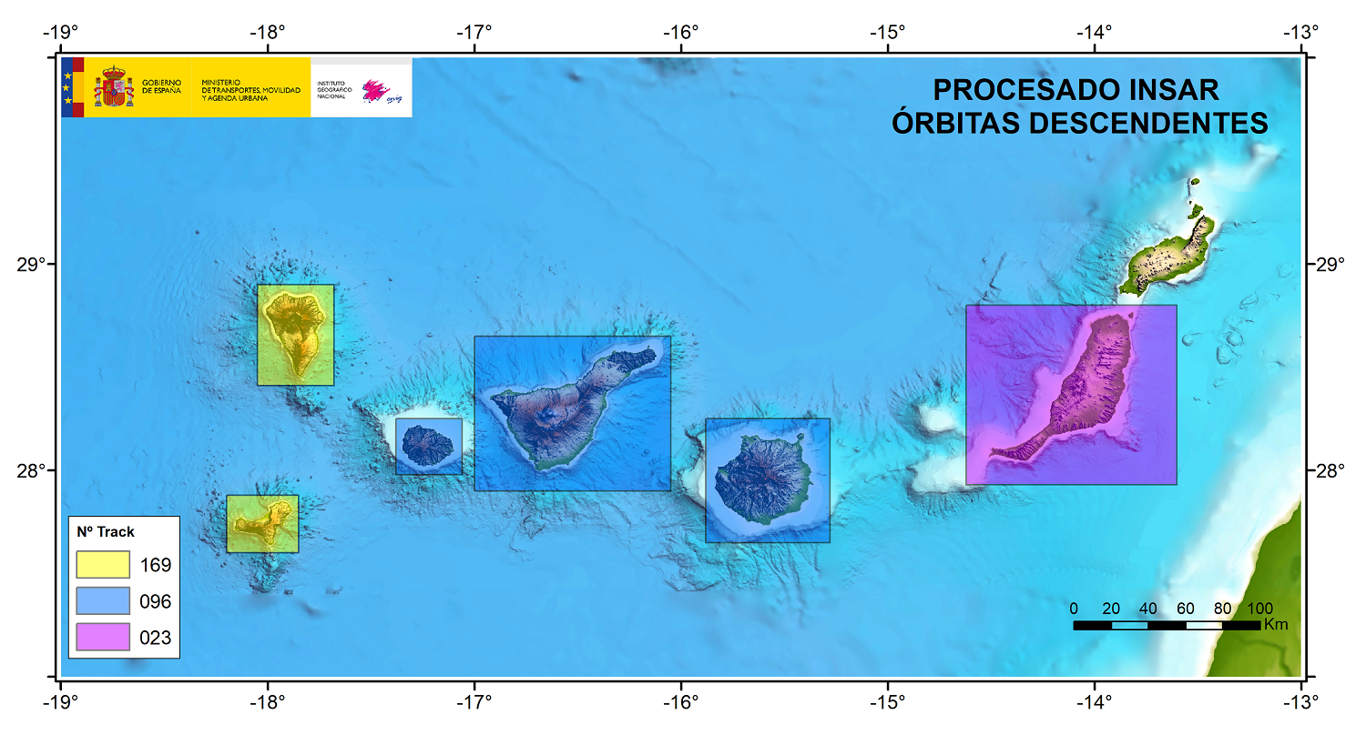 Procesado InSar órbitas descendentes